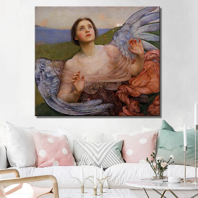 The Sense of Sight by Annie Louisa Swynnerton Printed on Canvas 4