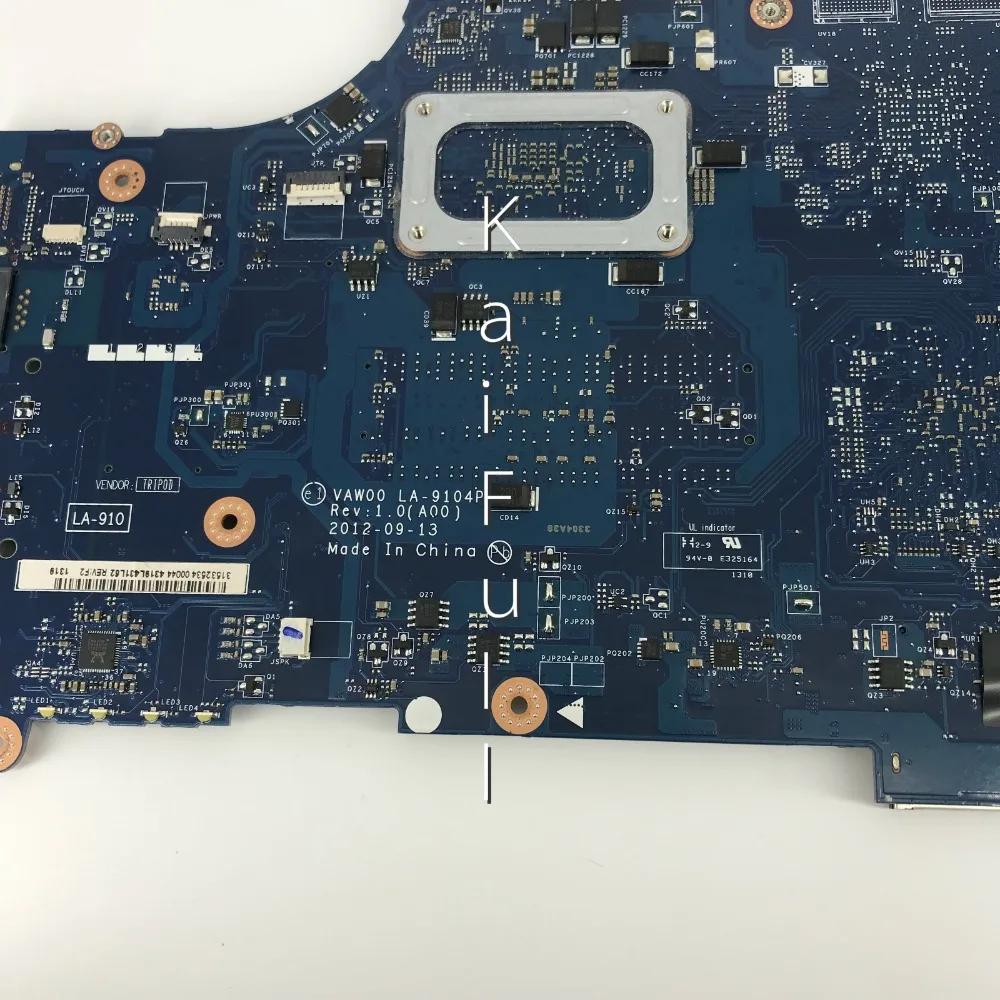 CN 06H8WV 6H8WV для DELL INSPIRON 3521 5521 материнская плата ноутбука VAW00 LA 9104P REV: 1 0 1007U
