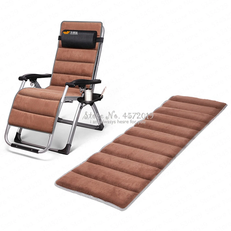 Zero Gravity Office Nap Lounge Chair Portable Folding Outdoor Chairs Beach Chair With Pillow 8 Gear Adjustable Recliner