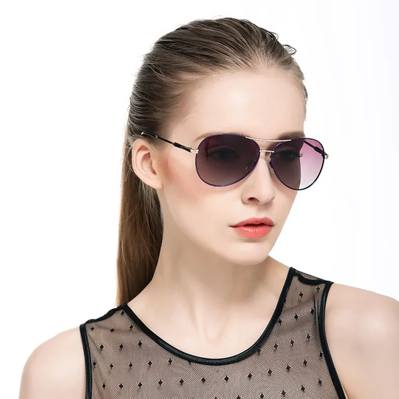 2018 women polarized Sunglasses Luxury High Quality Alloy Driving sun