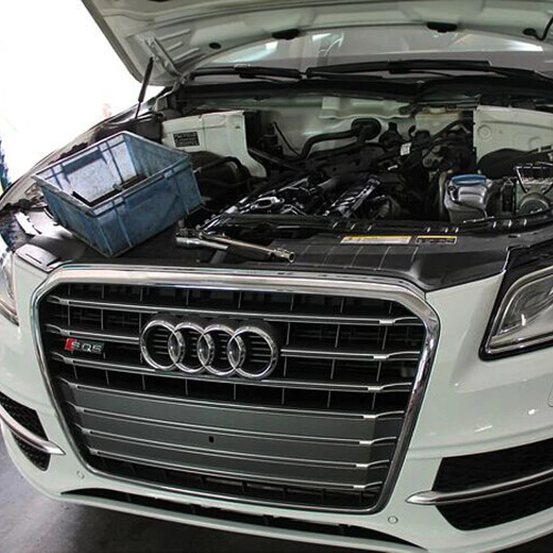 

SQ5 Style Chrome Frame Grey front Grill Grille For Audi Q5 2012~2016