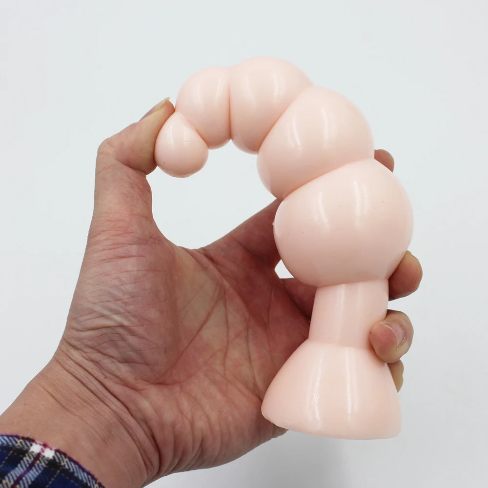 Big Anal Butt Plug Toys, Large Silicone Anal Beads Plug Dildo, Sex Products for Men Women couples7
