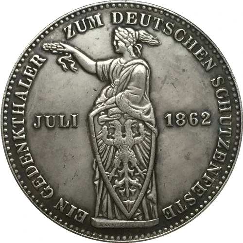 German 1862 1 Thaler Coin Copy 33 14mm In Non Currency Coins From German 1862 1 Thaler Coin Copy 33 14mm In Non Currency Coins From Home Garden On Aliexpress Alibaba Group