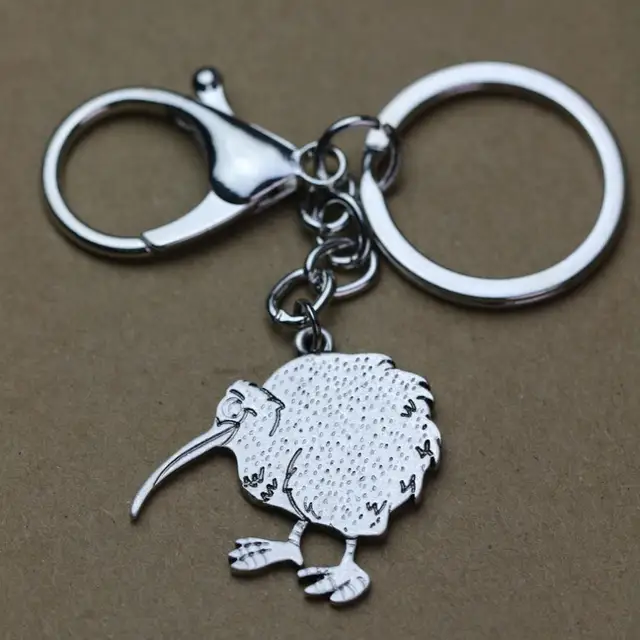 1Pcs Tkuamigo Kiwi KeyChain Delicate New Zealand Wildlife Memorial Key