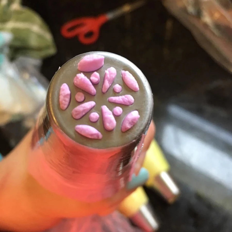 UPORS 14 Pcs Stainless Steel Pastry Nozzles Cream Russian Piping Tips Bakery Cupcake Cake Decorating Tools