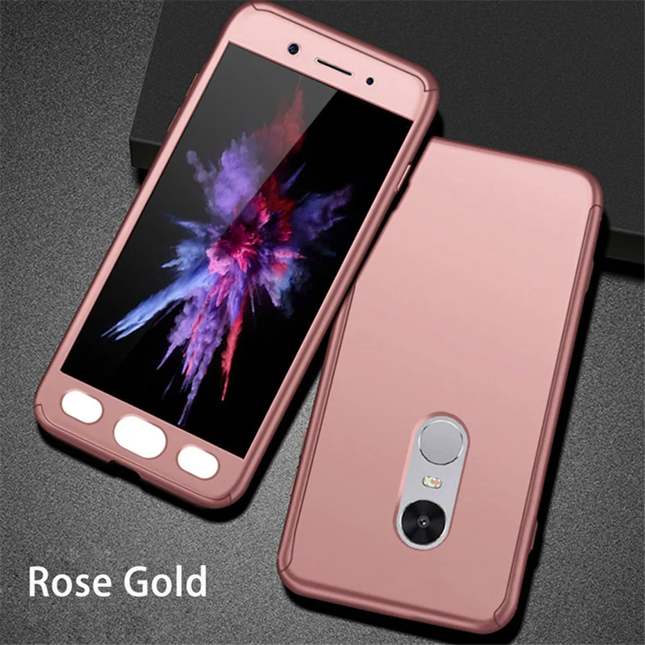 MOUSEMI Case For Xiaomi Redmi Note 5 Pro 5A Prime Plus 360 Full Cover Hard Phone Case Glass For Xiaomi Redmi 6 Pro 6A S2 Case On (11)