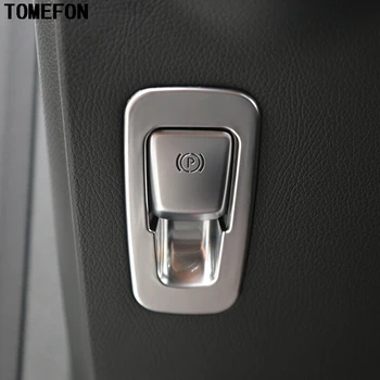 

ABS Chrome Stainless Steel Electronic Parking Handbrake E-Brake Switch Button Knob 1piece For Benz GLC 2016 2017 X205