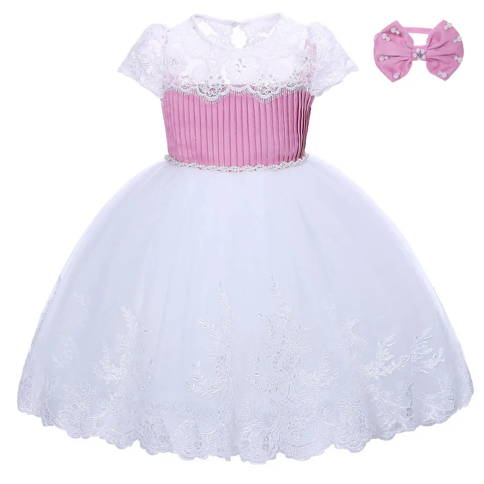 Милые стили; Новое поступление; белое платье для девочек; шифоновое изысканное платье для свадебной вечеринки; детская одежда; G-DMGD911-1158 - Цвет: Белый