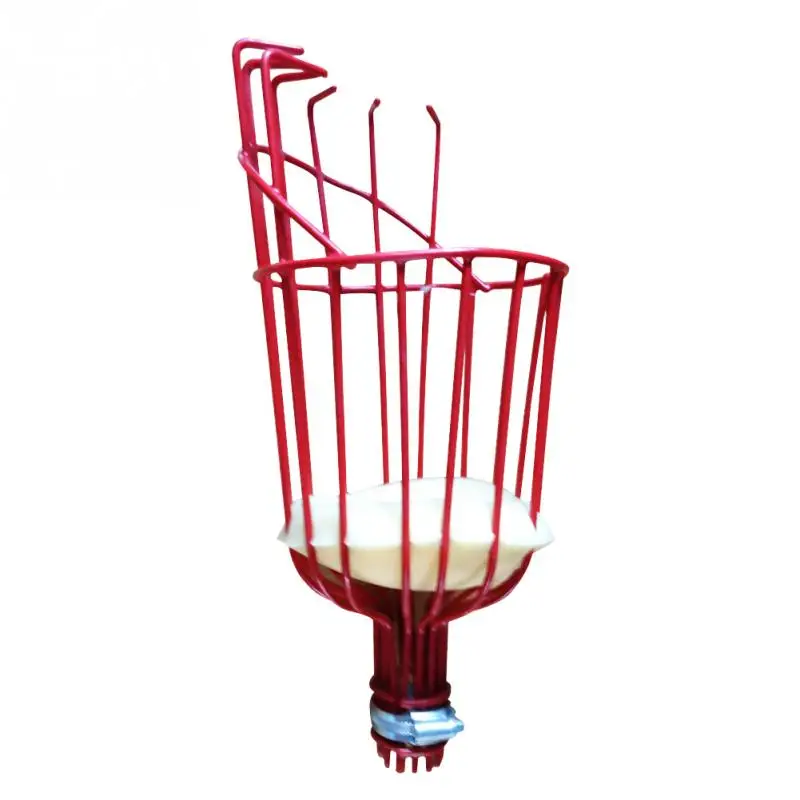 Outdoor Aluminum Deep Basket Garden Tools Fruit Picker Head Metal Fruit Picking Tools Fruits Catcher Harvest Picking