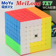 Волшебный куб головоломка MoYu MeiLong Cubing класс MoFangJiaoShi 7x7x7 Профессиональный скоростной куб обучающий игрушки кубик для игры
