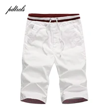 Новое поступление простые Стильные однотонные облегающие цветные модные мужские шорты уличные повседневные мужские эластичные прямые короткие брюки плюс размер