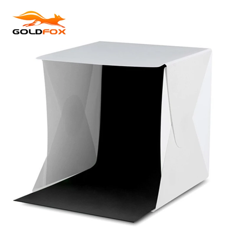 Goldfox Светодиодная лампа для студийной фотосъемки в комнате набор тентов коробка