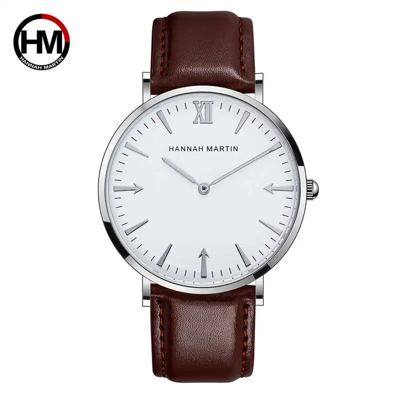 

Ultra-thin Waterproof Watch High Quality Men Watches Luxury Brand Leather Male Scratch resistant DW Man Quartz Clock Horse Japan