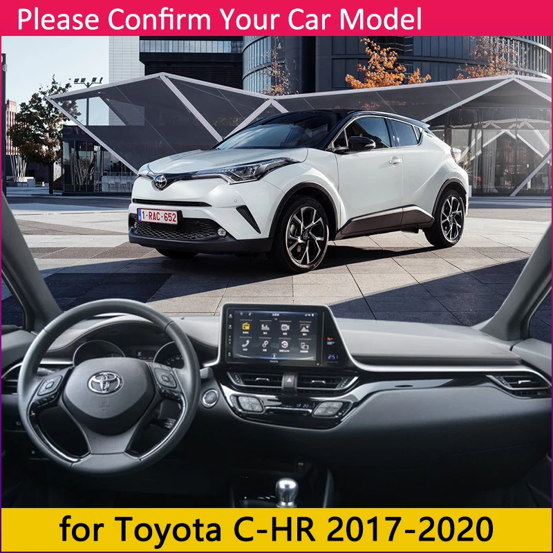 Для Toyota C-HR CHR C HR Противоскользящий коврик панель управления накладка солнцезащитный коврик для защиты ковров автомобильные аксессуары