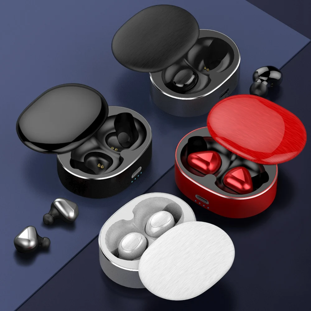 Мини СПЦ Bluetooth наушники Спорт Беспроводной гарнитуры 3D стерео активных Шум