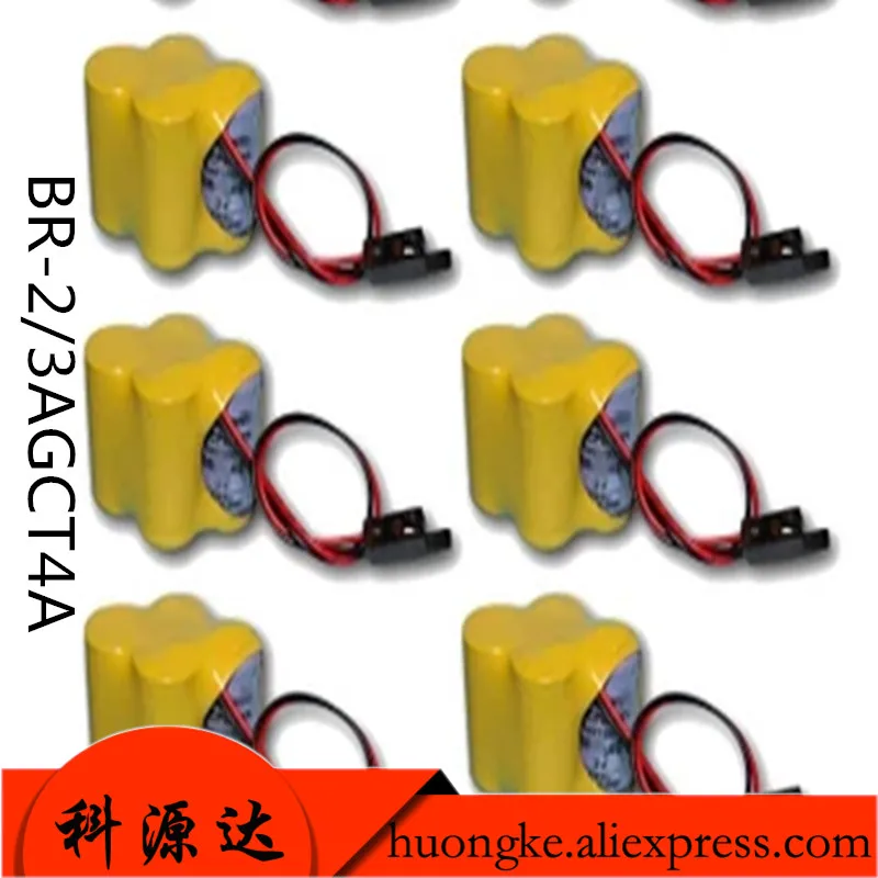 2 шт./лот BR-2/3AGCT4A 6 В батарея PLC BR-2/3AGCT4A литий-ионный батареи черный ремень крюк plug