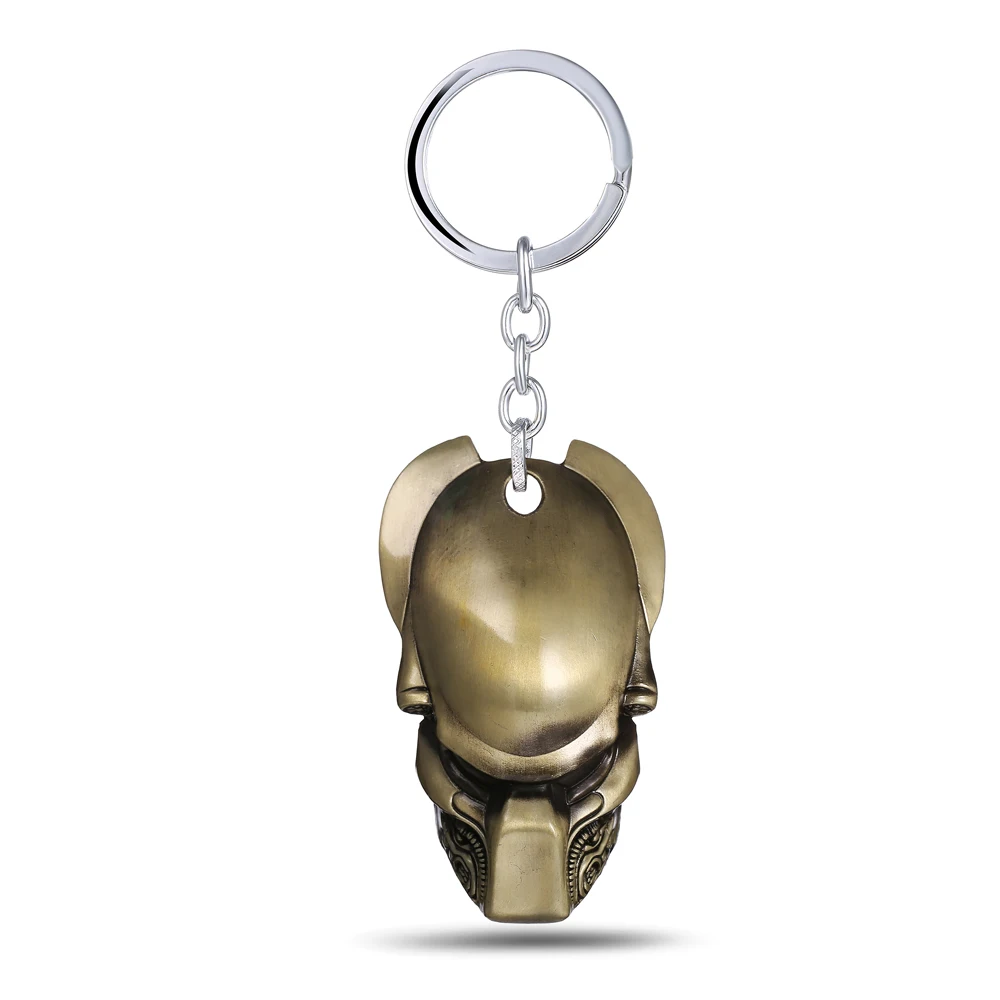 

MS JEWELS Movie Alien V Predator Keychain Predator Mask Metal Key Rings For Gifts Chaveiro Key Chain