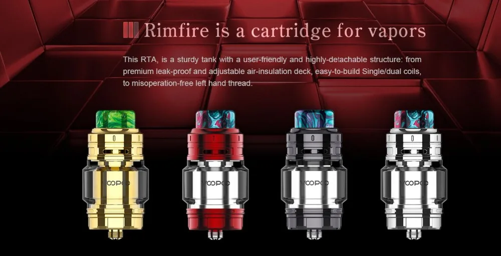 Voopoo Rimfire 30mm RTA-1