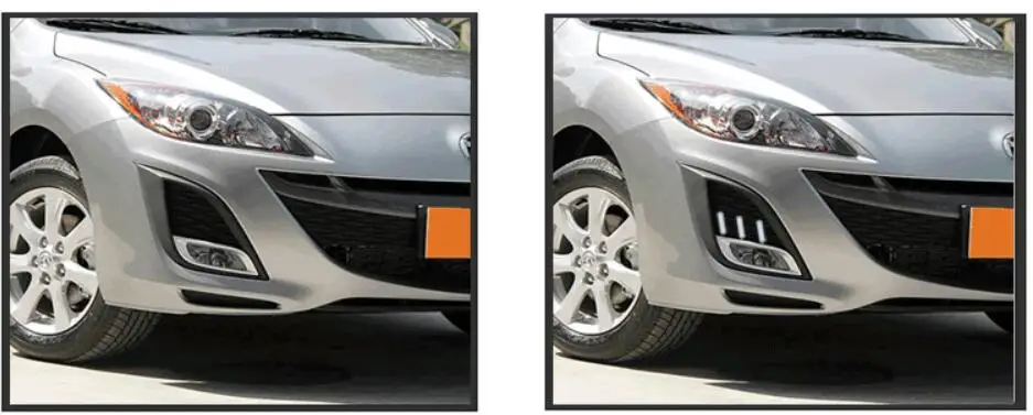 Видео для mazda 3 мазда3 дневного света, 2011~ 2013 года, автомобильные аксессуары, Axela DRL для мазда3 фар, светодиодный для Mazda 3 противотуманных фар
