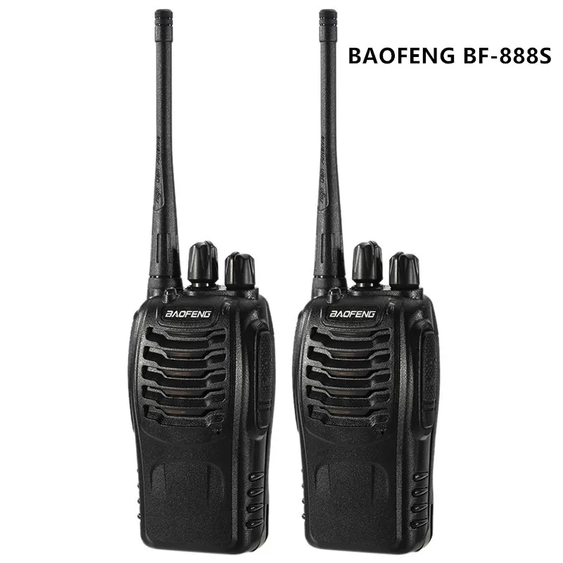 

BAOFENG 888S Talkie Walkie 16CH FM UHF 400-470MHz 2-way Radio Transceiver Portable Interphone Long Distance Flashlight
