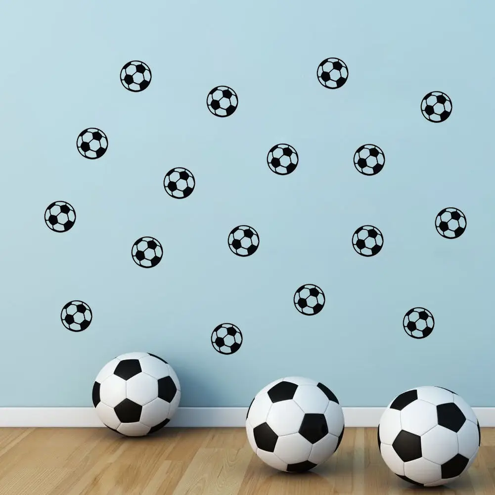 Buy 10X Football Wall Sticker Soccer Ball Kid Room