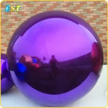 Отражающее гигантское фиолетовое Надувное зеркало воздушный шар, рекламировать зеркальные сферы надувной воздушный шар из ПВХ