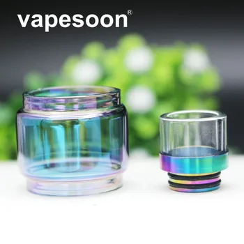 

Original VapeSoon Rainbow Glass Tube 810 Drip Tip For TFV12 Prince 8ML Atomizer TANK 1set
