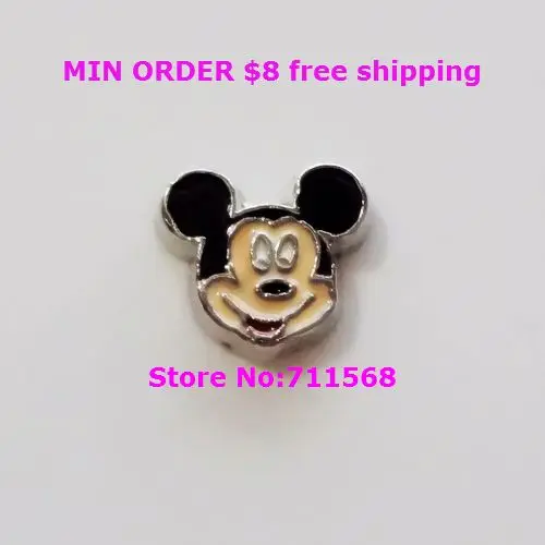 

Colorful Mickey Floating Charms Mickey Living Locket Charms For DIY Floating Locket Accessories