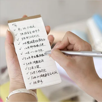 

7x14cm 50pages Daily Planner Legal Pad Small Memo Pad Todo List Mini Notepads Personal Notebook Craft Paper