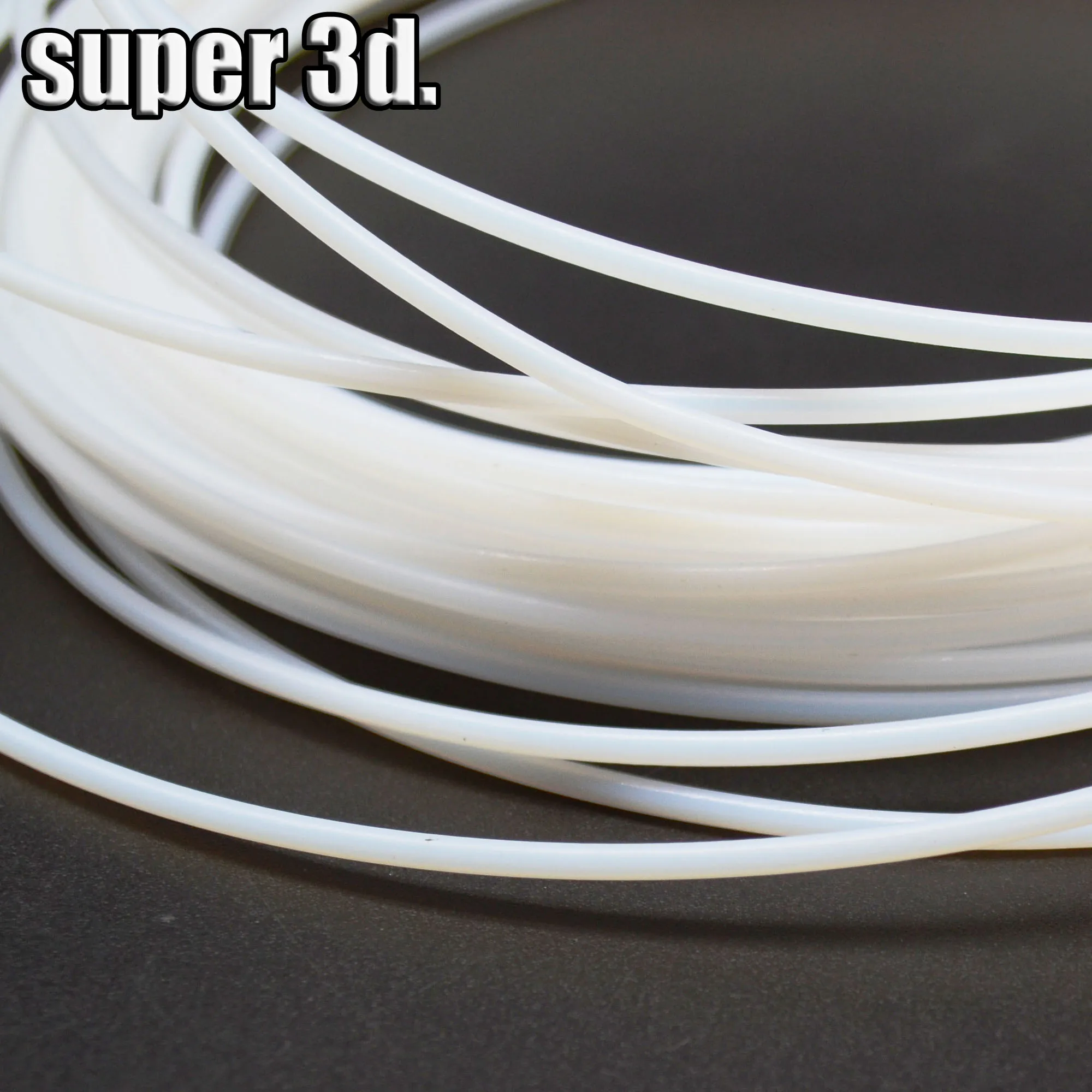 1 метр 3d принтер PTFE трубка прозрачная тефлоновая труба ID2mm OD4mm J-head hotend RepRap росток Боуден горло экструдера для нити