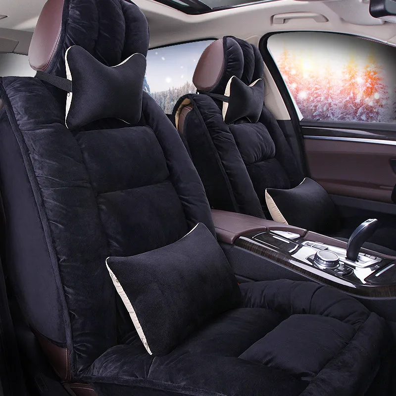 Best quality! Full set car seat covers for BMW X5 F15 5 seats 2018-2014 keep warm winter 2016 Free shipping | Автомобили и