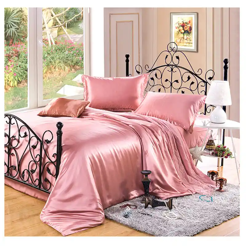 New 100 Pure Mulberry Silk Bedding Set 3pcs Silk Duvet Cover