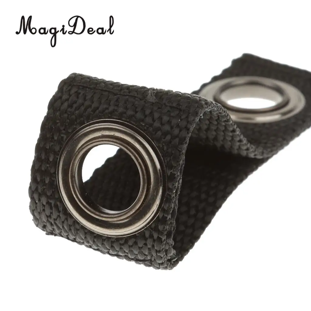 

MagiDeal Single Bungee Jump Harness Webbing Clasp Buckle Loop w/13.5mm Bronze Eyelets Adventure Sports Replacement Bungee Parts