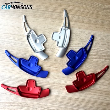 

Carmonsons for Mercedes Benz C GLC E Class W205 W213 2016 2017 Car Steering Wheel Paddle Shift Metal Decoration Trim Car Styling