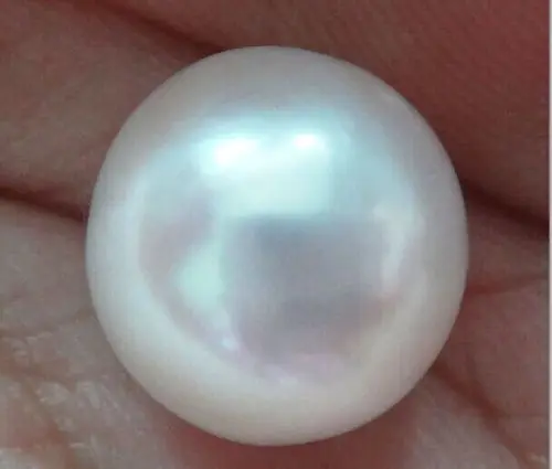

Hot sell ->@@ N693 HUGE NATURAL ROUND 13MM SOUTH SEA GENUINE WHITE LOOSE PEARL -Top quality free shipping