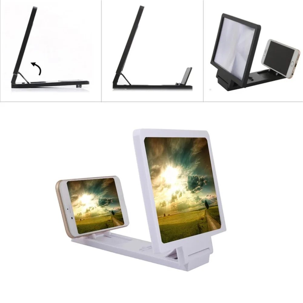 1Pc 3D screen Magnifier for cell phone for tablet Video Screen holder