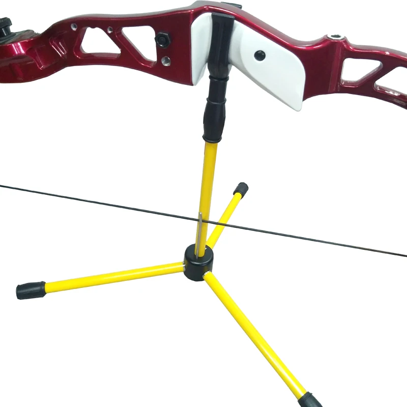 1pc Recurve Bow Stand Bow Holder Traditional Bow Rank Stand Aluminum