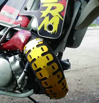 

Free shipping CNC New Motorcycle Exhaust Muffler Pipe Heat Shield Cover For Honda CR125 CR250 XR125 XR250 CRF250 CRF450 CRM250