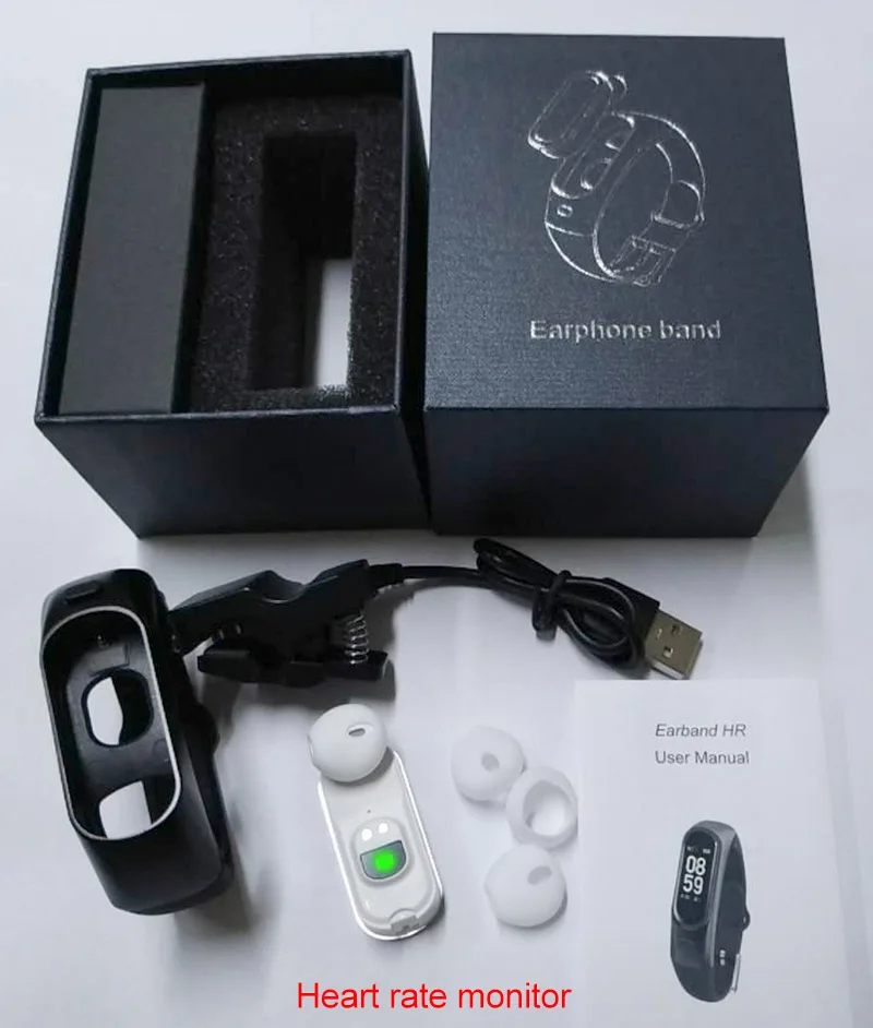 H109 наушники Bluetooth гарнитура беспроводные наушники Фитнес браслет часы кровяного давления смарт-браслет наушники для iPhone Xiaomi