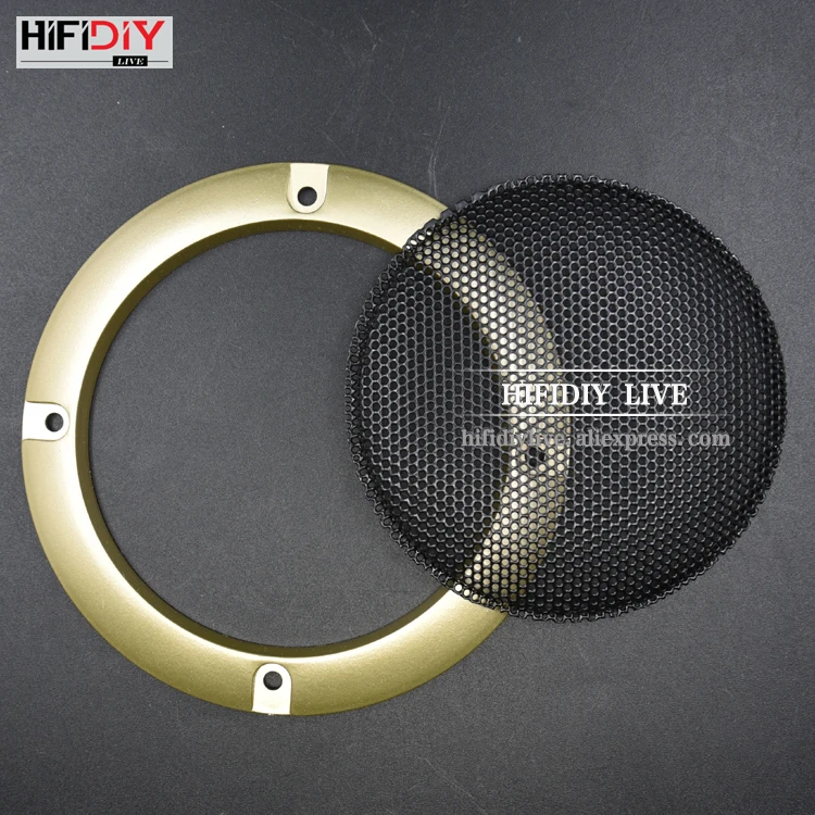 HIFIDIY LIVE 4,5 ''4 дюйма, сетчатая Крышка для динамика, Высококачественная Автомобильная домашняя сетка, корпус динамика с пластиковой рамкой, металлические железные проволочные решетки