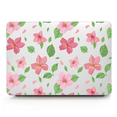 Floral 1 Цветочный чехол для Macbook Air Pro retina 11 12 13 15 дюймов жесткий прозрачный чехол для ноутбука Mac book 13,3 15,4 чехол A1466 A1932 - Цвет: Floral 1