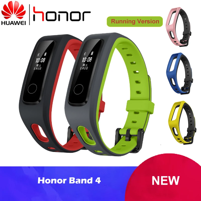 

Original Huawei Honor Band 4 Running Edition Smart Wristband Shoe-Buckle Sport Land Impact Professional Advice Fitness Tracker