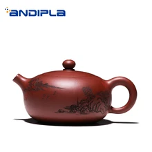220 мл Исин Винтаж розовый набор для чая чай горшок сырье ручной работы руды Zisha Dahongpao горшок 9 отверстий фильтр черный чай Xishi чайник подарок на день рождения