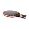Tennis table racket wood plus carbon fiber offensive long handle short handle horizontal grip pingpong racquet blade with rubber ► Photo 2/6
