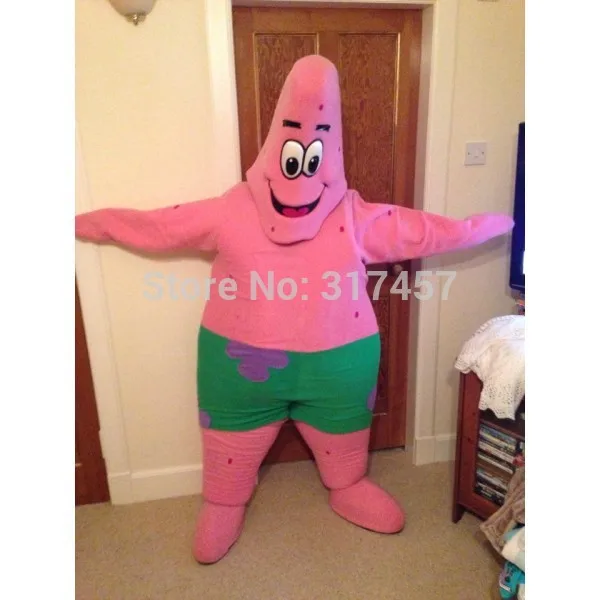 NEW ARRIVE Strong Patrick Star boy Fancy Dress,Party dress Adult