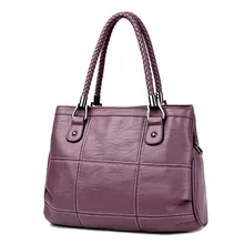 2018 New Fashion Ladies Hand Bag Women’s Genuine Leather Handbag Black Leather Tote Bag Bolsas femininas Female Shoulder Bag
