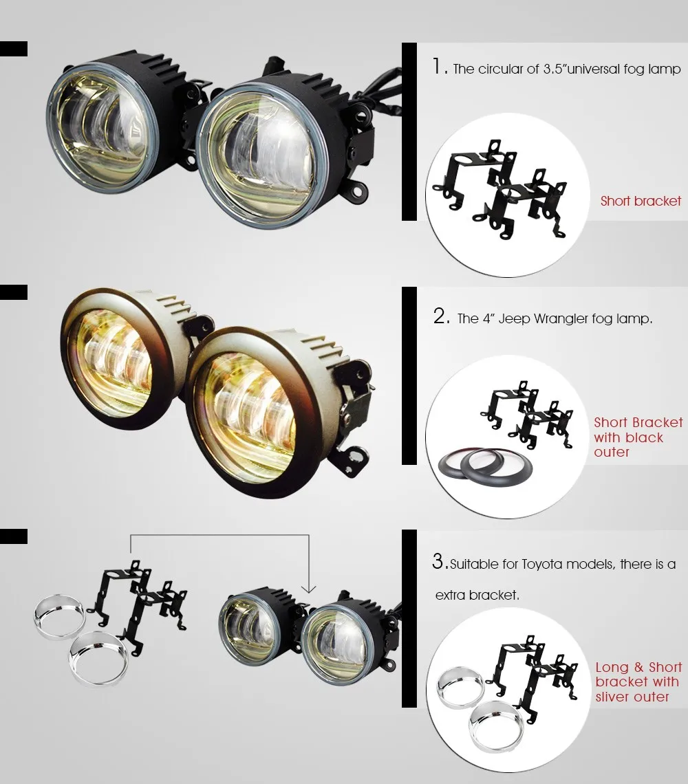 led fog light for Toyota