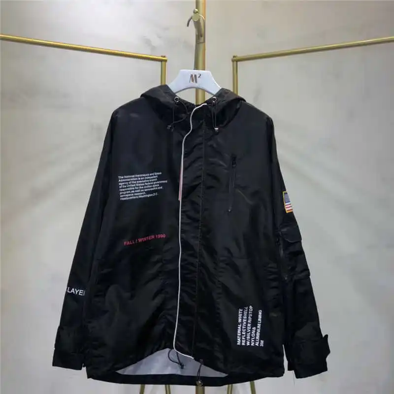 

Heron Preston Space Jacket Women Men 1:1 high quality Waterproof Windbreaker Outerwear & Coats Jackets