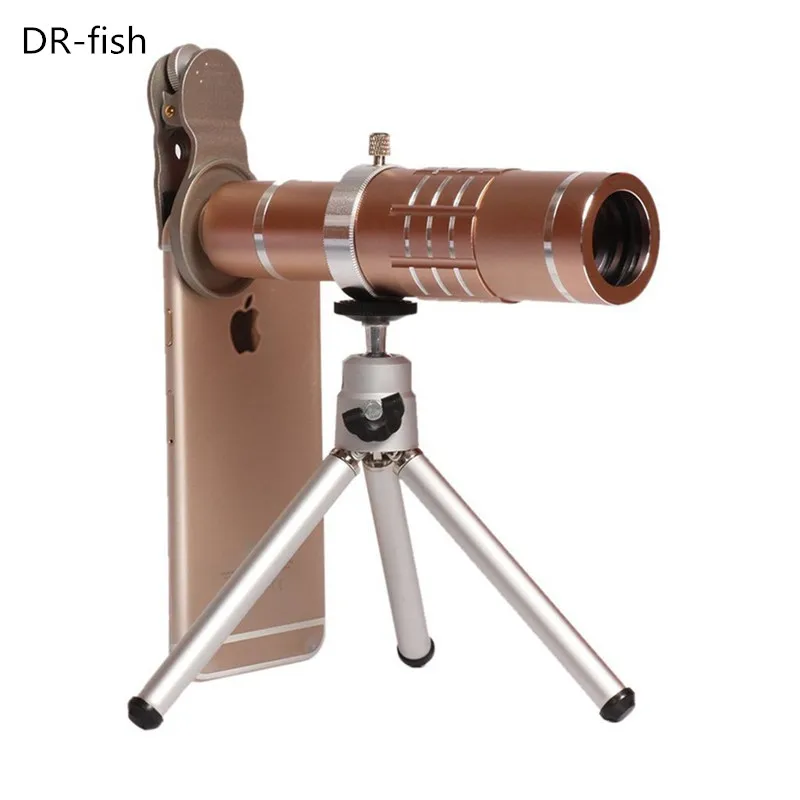 imágenes para Clip Universal 18X Zoom lens Telescopio Cámara Teleobjetivo Lentes Trípode De Aluminio Del Teléfono de Shell Para el iphone 7 6 S Móvil Android teléfono imágenes para Clip Universal 18X Zoom lens Telescopio Cámara Teleobjetivo Lentes Trípode De Aluminio Del Teléfono de Shell Para el iphone 7 6 S Móvil Android teléfono