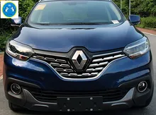New font b Style b font For Renault Kadjar 2016 ABS Front Grille Grill Cover Trims